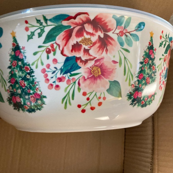 New merry meadows melamine 6 piece bowl set with lid - Picture 3 of 7